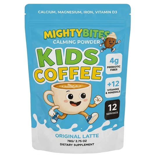 MightyBites Kids Latte Mix — Nutrition for Picky Eaters (Caffeine-Free Powder)