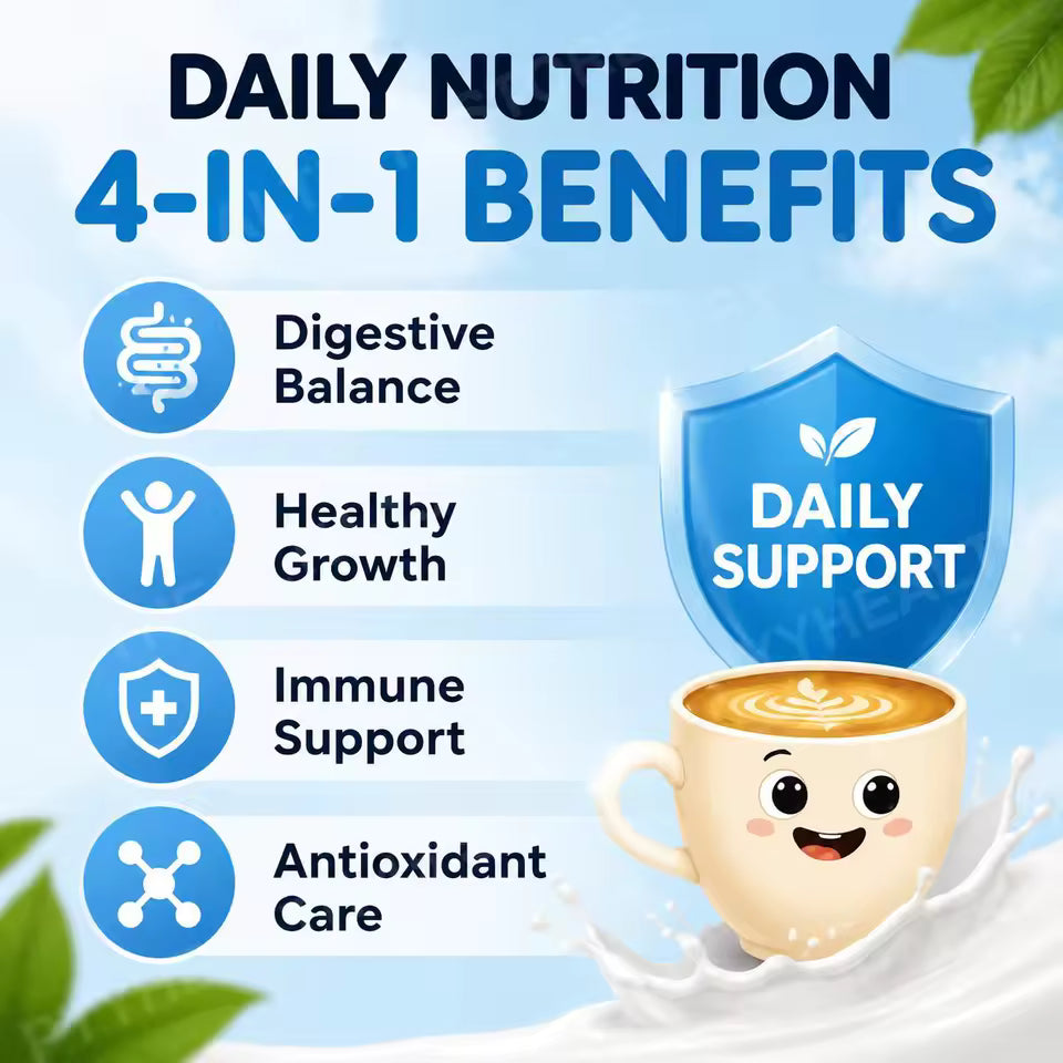MightyBites Kids Latte Mix — Nutrition for Picky Eaters (Caffeine-Free Powder)
