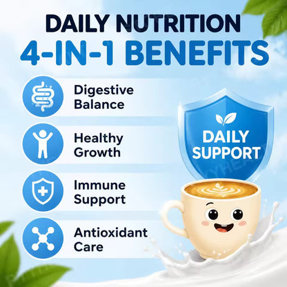 MightyBites Kids Latte Mix — Nutrition for Picky Eaters (Caffeine-Free Powder)