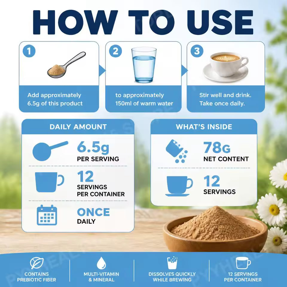 MightyBites Kids Latte Mix — Nutrition for Picky Eaters (Caffeine-Free Powder)